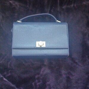 Vintage petite leather handbag